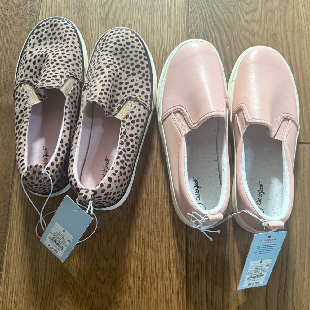 Cat and Jack Slip-Ons 2 for 1